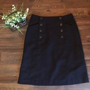 H&M | Navy Pencil Skirt